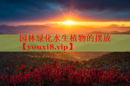 园林绿化水生植物的摆放